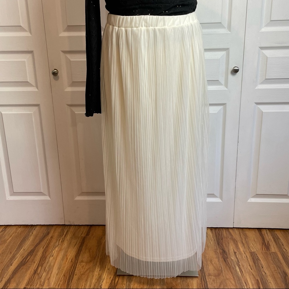 Mesh Tulle Maxi Skirt